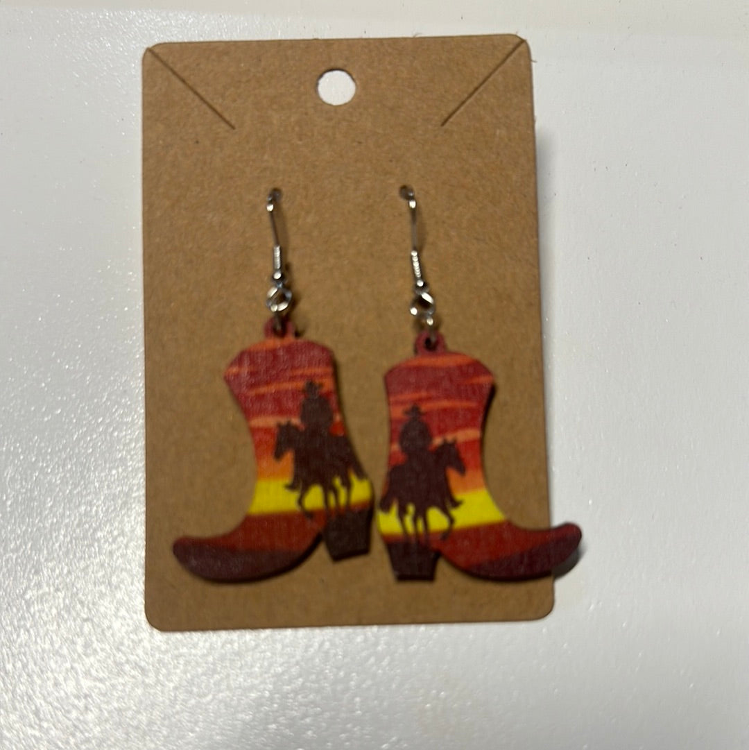 Sunset Cowboy Earrings