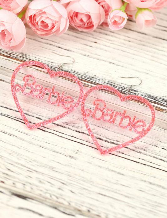 Acrylic Barbie Earrings